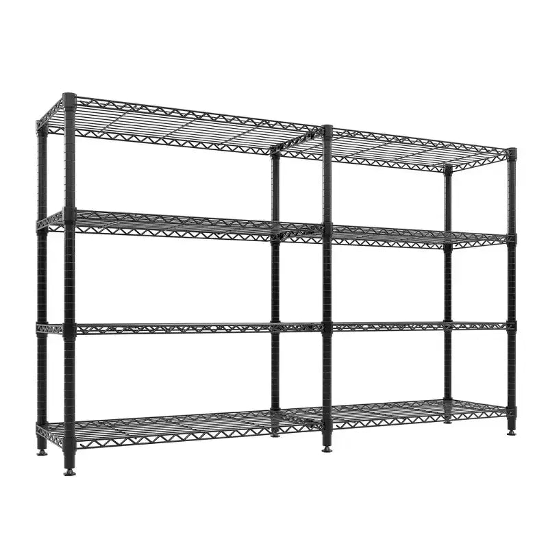 COZONY 4/5-Tier Heavy Duty Metal Shelving Unit, Adjustable Storage Shelves, Convertible Design, Garage, Kitchen, Warehouse