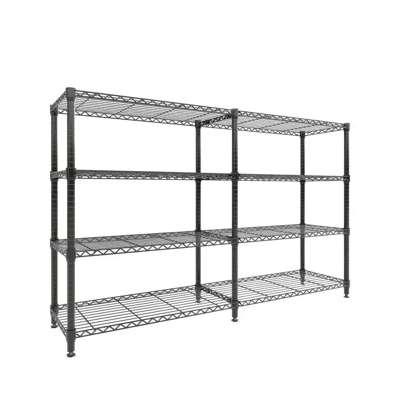 COZONY 4/5-Tier Heavy Duty Metal Shelving Unit, Adjustable Storage Shelves, Convertible Design, Garage, Kitchen, Warehouse