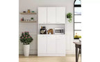 TUYOHW 6-Door Storage Cabinet, 70.87 Tall Wardrobe & Kitchen Cabinet with Drawer & Open Shelf, MDF Kitchen Pantry Cabinet & Bedroom Hutch