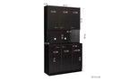 TUYOHW 6-Door Storage Cabinet, 70.87 Tall Wardrobe & Kitchen Cabinet with Drawer & Open Shelf, MDF Kitchen Pantry Cabinet & Bedroom Hutch