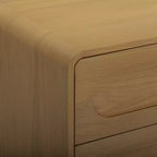 Teamson Home Tenley Modern 6-Drawer Wood Dresser, Storage Cabinet with Push-Open Drawers