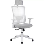 Ergonomic Mesh Desk Chair | Padded Headrest & Wheels | Gaming/Office Chair for E-Sport Room, Office, Bedroom