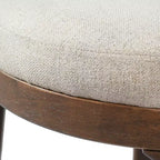 Christopher Knight Home Shinji Modern Rubberwood Upholstered Bar Stools (Set of 2)