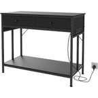 40-50 Gallon Fish Tank Stand, 2 Aquarium Reptile Tank Stand with Storage Drawers, Height Adjustable Feet, 660LBS Capacity