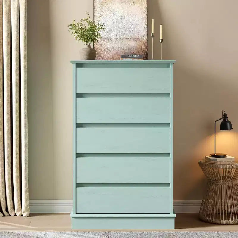 5 Drawer Dressers for Bedroom, Chest of Drawers with Deep Drawers, Large Double Dresser for Closet with Wide Top, Tall Wooden Dresser for Room