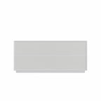 59 Modern Spiral Sideboard Buffet Cabinet, Low Profile Art Entryway Storage Cabinet with 3D Ripple Texture Doors - Panipeachy