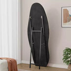 TUYOHW Flannel Irregular Wave Full Length Mirror with Hanging Hole Body Mirror Wall Mounted Mirror Leaning Floor Mirror for Bedroom, Living Room
