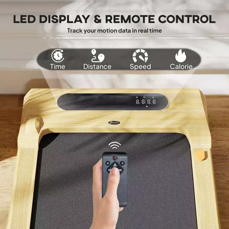 Walking Pad Treadmill 2.5HP Quiet Motor Portable Under Desk Treadmill for Home Office