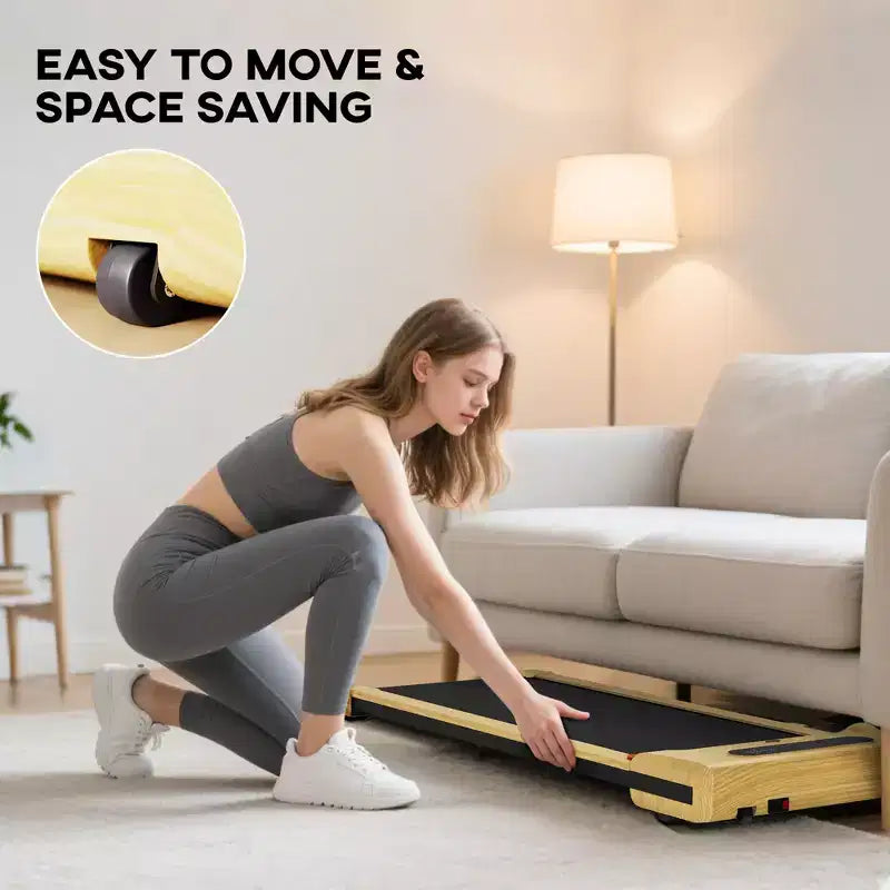 Walking Pad Treadmill 2.5HP Quiet Motor Portable Under Desk Treadmill for Home Office