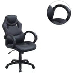 TUYOHW Swivel Gaming Chair with Adjustable Height&Wheels,Ergonomics Office Chairs Video Game Chaise for Office&Home,Upholstery Leisure Chair