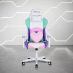 TUYOHW Kawaii PC Gaming Chairs with Adjustable Height,Head&Heart Lumbar Pillow,360 Swivel Chair for Home&Office,250lbs Max,Pink/Green/Purple/White