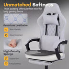 Costway Height Adjustable Computer Chair with Headrest, Lumbar Support, Linkage Armrests Black/Gray