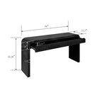 TUYOHW 59IN Vintage Crafted Entryway Table with 2 Hidden Handle Drawers, Console Table Hallway Table for Entrance, Livng Room, Hallway