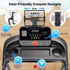 3HP Incline Treadmill,300lb Capacity,Folding Treadmill for Home,71 Workout Program,Bluetooth Dual Speaker&Smart APP Control,Walking Jogging Treadmill