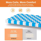 King Mattress,14 Inch Memory Foam Mattress in a Box,Gel-Infused for Cool Breathable Sleep,Pressure Relief & Support,Medium Firm,CertiPUR-US Certified