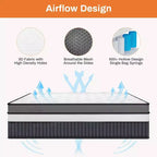 King Mattress,14 Inch Memory Foam Mattress in a Box,Gel-Infused for Cool Breathable Sleep,Pressure Relief & Support,Medium Firm,CertiPUR-US Certified