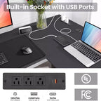 HOMDOX 63 x 55 Elec. L Shaped Corner-Standing-Desk w/Outlets/Mouse Pad/Hook HIG-Adjustable Home/Office/Writting/Gaming 2026 New Computer Workstation