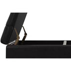 Elliot 40 inch Wide Large Square Coffee Table Storage Ottoman