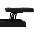 Elliot 40 inch Wide Large Square Coffee Table Storage Ottoman
