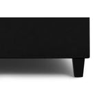 Elliot 40 inch Wide Large Square Coffee Table Storage Ottoman