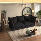 Sofa Modular Sectional, Deep Seat Couch with Large Pillows, Upholstered Sleeper Sofa for Apartment, Living Room, Hotel, Studio, Office