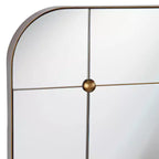 Uttermost Placid 24x38 Aged Gold Segmented Wall Mirror