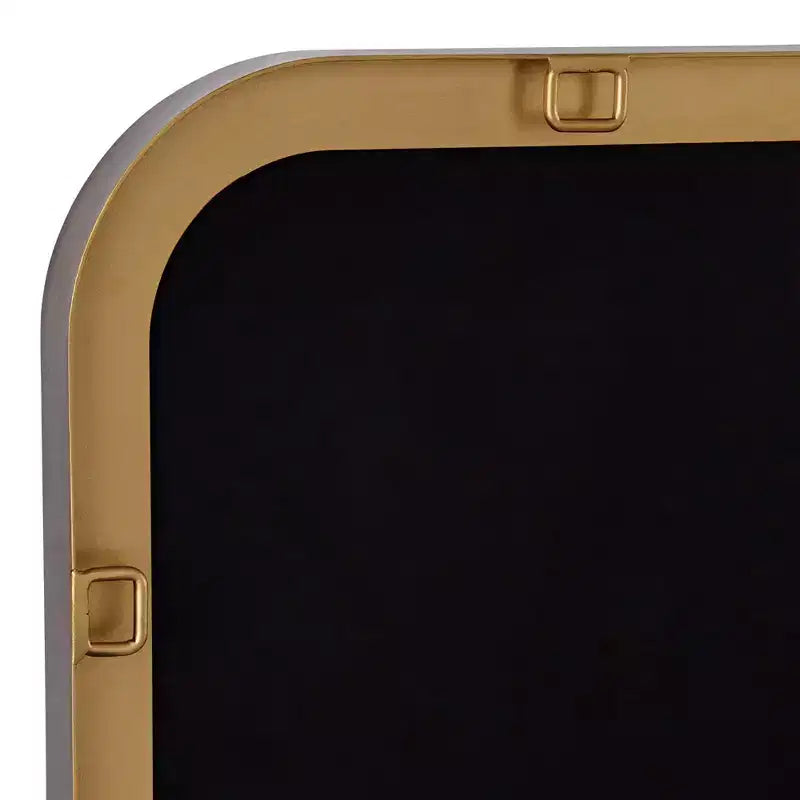 Uttermost Placid 24x38 Aged Gold Segmented Wall Mirror