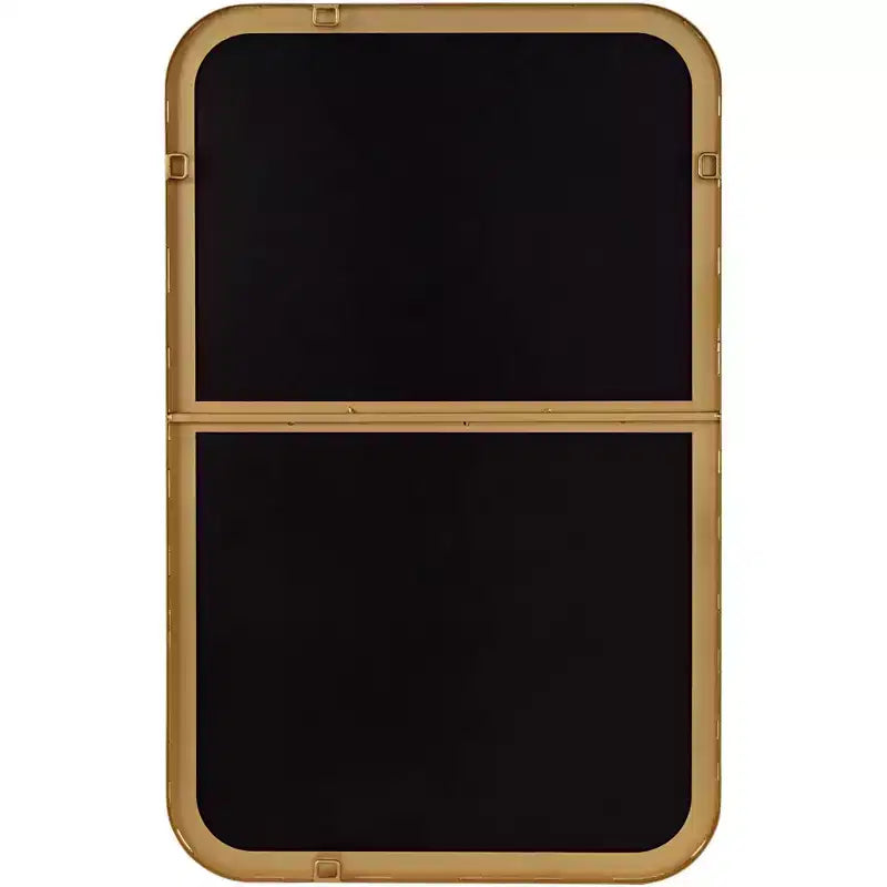 Uttermost Placid 24x38 Aged Gold Segmented Wall Mirror