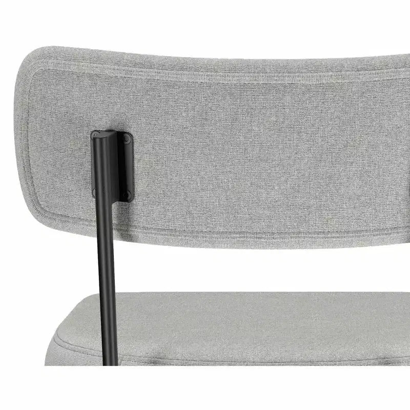 Meredith Contemporary Modern Swivel Counter Height Stool (Set of 2) in Polyester Linen