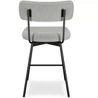 Meredith Contemporary Modern Swivel Counter Height Stool (Set of 2) in Polyester Linen