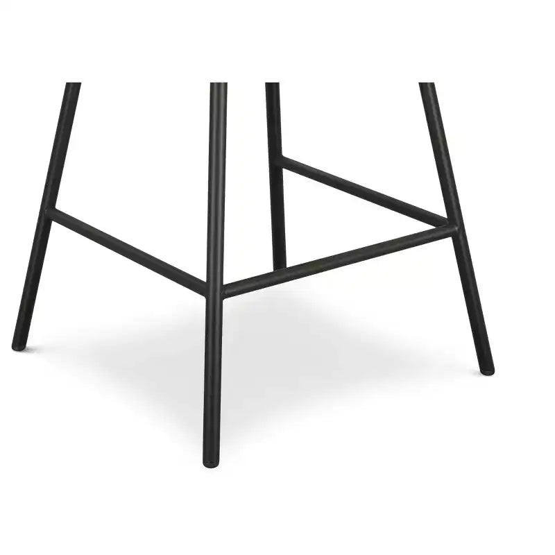 Meredith Contemporary Modern Swivel Counter Height Stool (Set of 2) in Polyester Linen