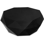 Paros SOLID ACACIA WOOD 35 inch Wide Irregular Contemporary Coffee Table, Fully Assembled
