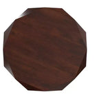 Paros SOLID ACACIA WOOD 35 inch Wide Irregular Contemporary Coffee Table, Fully Assembled