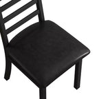 TUYOHW High Backrest Dining Chairs Set of 2/4 ,PU Leahter Kitchen Chairs with Steel Legs,Space-saving Dining Room Chairs for Apartment,Small Areas