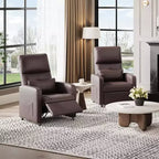 Acekool Power Recliner Chair, Adjustable Electric PU Leather Recliner with USB Port, Side Pockets, Ergonomic Single Sofa for Living Room, Home Theater