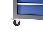 5 Drawer Rolling Tool Chest with Wheels, Steel Portable Tool Storage Cabinet for Garage Workshop Warehouse