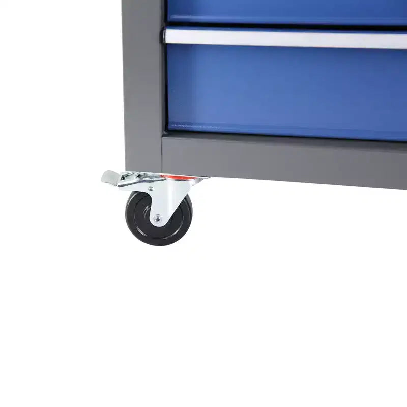 5 Drawer Rolling Tool Chest with Wheels, Steel Portable Tool Storage Cabinet for Garage Workshop Warehouse