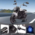 Coolmee 12V Kids Electric Motorcycle, 3-Wheel Ride On Motorcycle with Training Wheels, Reverse, Headlight, Horn, Music, Ride On Toy for Boys Girls
