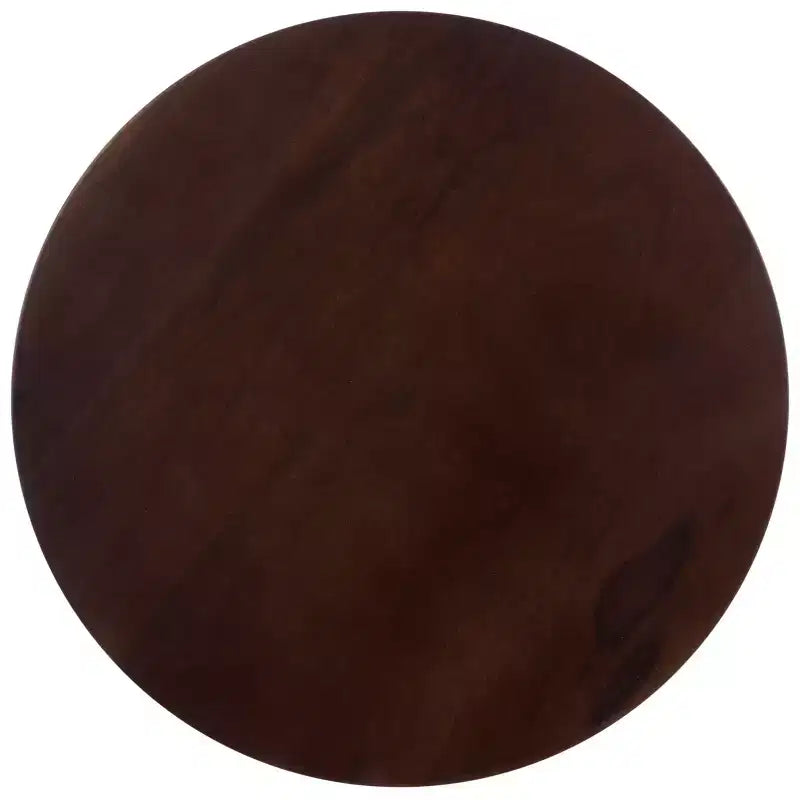 Zenon Round Accent Table - ACC3260 - Dark Brown - Safavieh