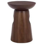 Zenon Round Accent Table - ACC3260 - Dark Brown - Safavieh