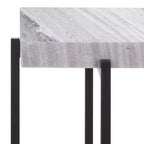 Aloha Marble Side Table - ACC3748 - Grey/Black - Safavieh