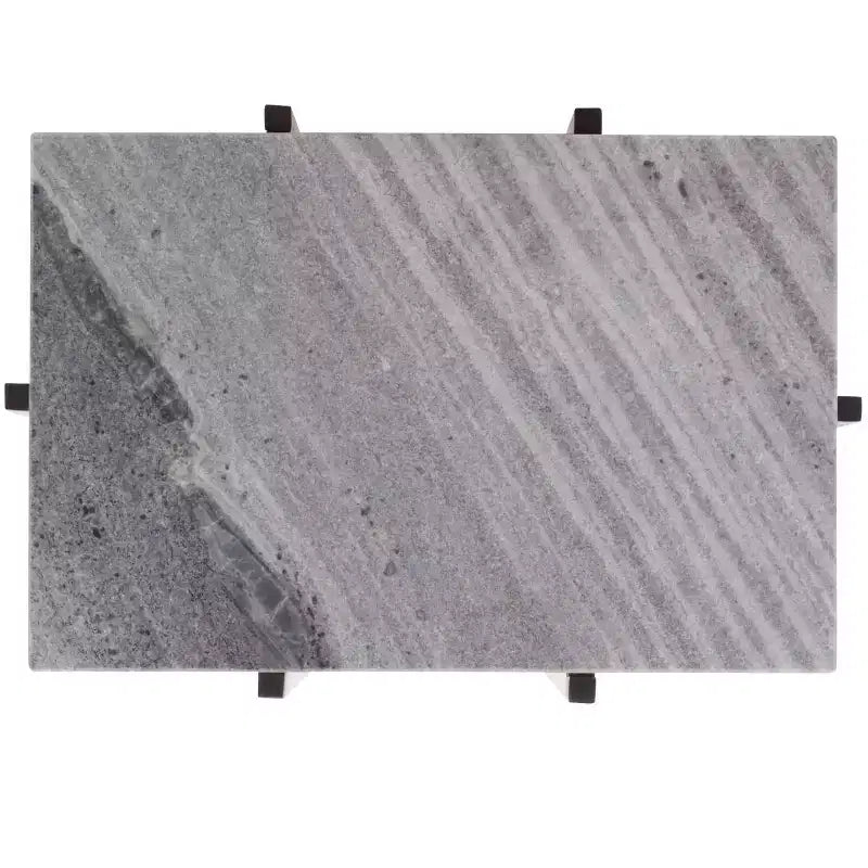 Aloha Marble Side Table - ACC3748 - Grey/Black - Safavieh