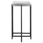 Aloha Marble Side Table - ACC3748 - Grey/Black - Safavieh