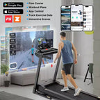 3.75HP 4 in 1 Electric Treadmill Walking Jogging Machine W/ HiFi Bluetooth Speaker, 3-level Incline, 7.5MPH