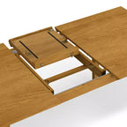 Fairway 60-76 inchx36 inch Rectangle Contemporary Extendable Dining Table