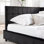 Bellemave Queen Upholstered Daybed with Comfortable Backrest and Armrests,Upholstered Daybed Frame for Bedroom and Living Room,Velvet