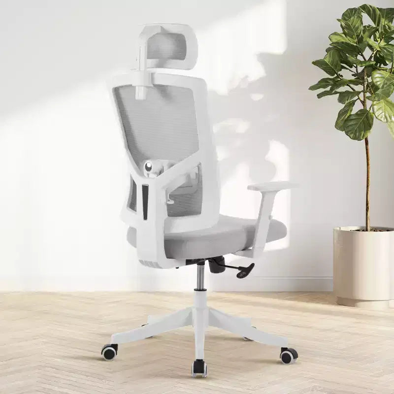 Ergonomic Reclining Office Chair  High Back Mesh Desk Chair with Adjustable Headrest, Full Lumbar Support, Home Office Chair, Gaming Chair