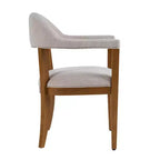 Christopher Knight Home Hoseok Modern Rubberwood Upholstered Dining Chairs with Armrests (Set of 2)