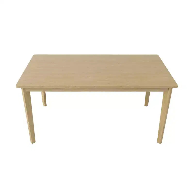 MAYEERTY Original Wood Color Rectangular Dining Table, Scandinavian Simple Multi-Function Table for Home Office