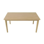 MAYEERTY Original Wood Color Rectangular Dining Table, Scandinavian Simple Multi-Function Table for Home Office